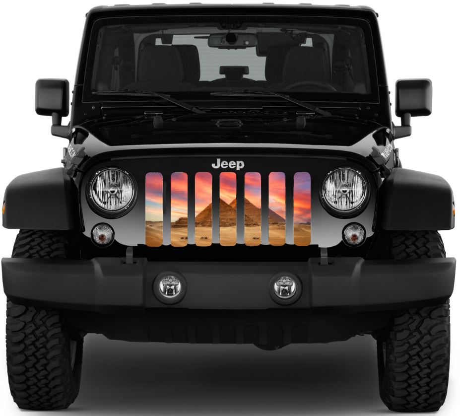 Egyptian Pyramids Print Grille Insert