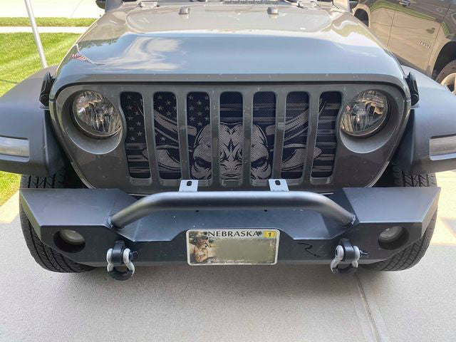 Eight Seconds American Flag Grille Insert