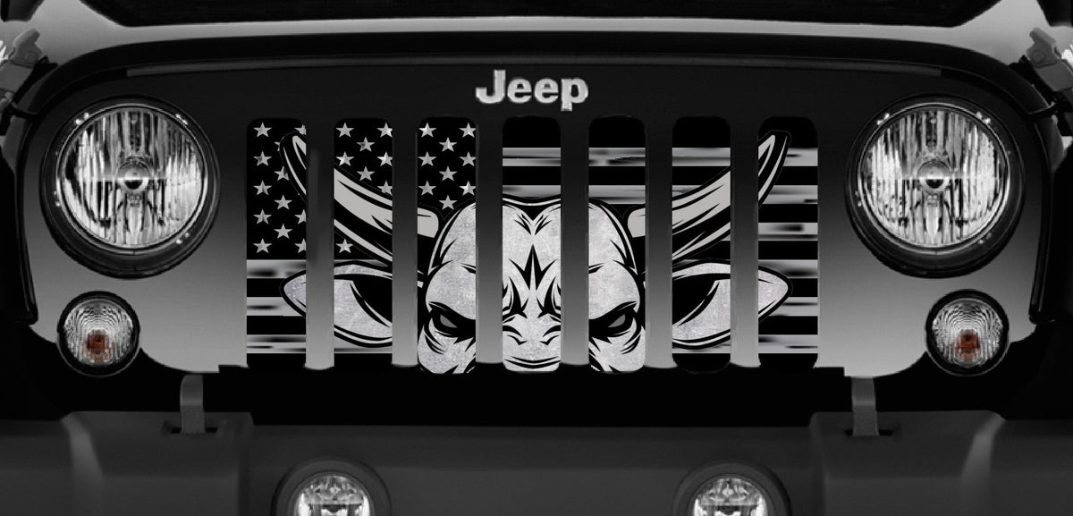 Eight Seconds American Flag Grille Insert