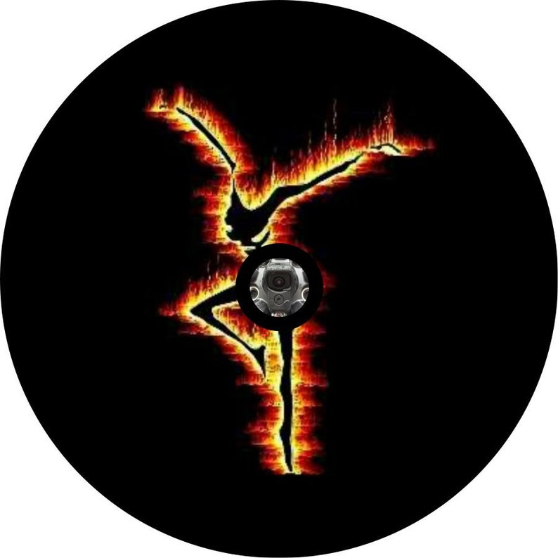 Fire Dancer Spare Tire Cover