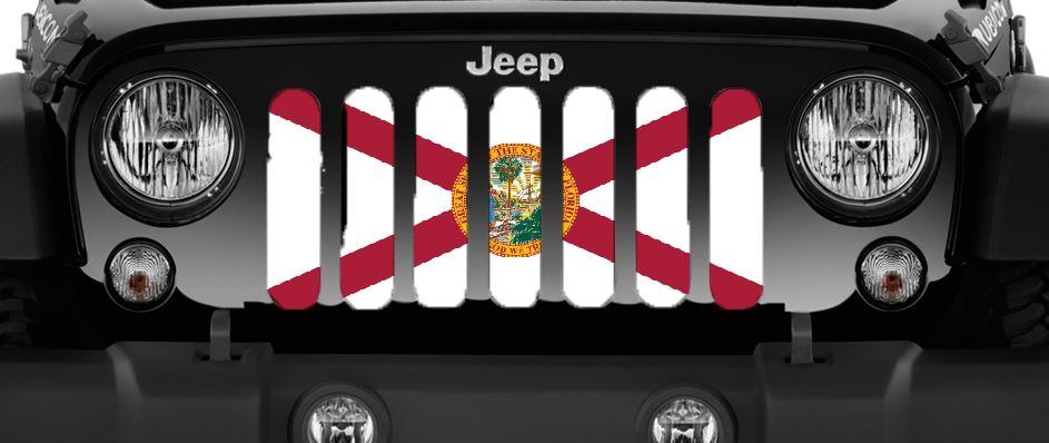 Florida State Flag Grille Insert