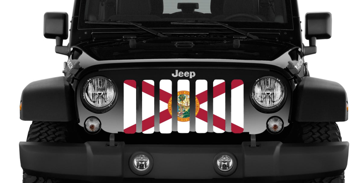 Florida State Flag Grille Insert