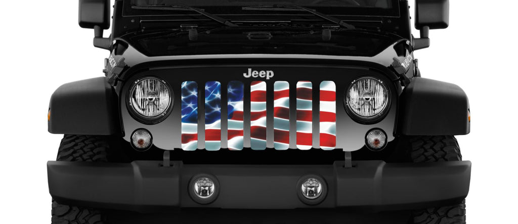 Freedom American Flag Grille Insert
