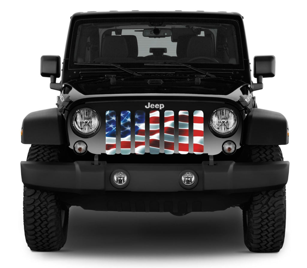 Freedom American Flag Grille Insert