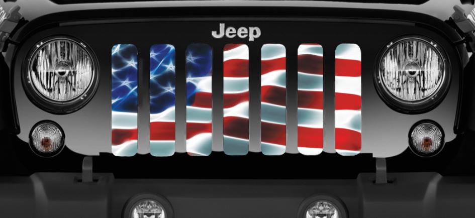 Freedom American Flag Grille Insert