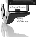 led off road off-road light pod gusseted mounting bracket for polaris rzr xp 1000 model UTV by litt industries