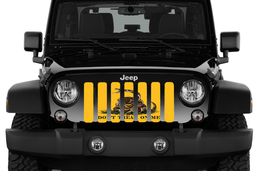 Gadsden Flag - Don't Tread On Me Grille Insert
