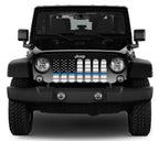 Ghost Tactical Back the Blue American Flag Grille Insert
