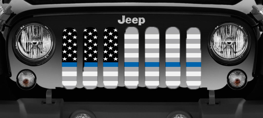 Ghost Tactical Back the Blue American Flag Grille Insert