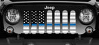 Ghost Tactical Back the Blue American Flag Grille Insert