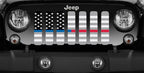 Ghost Tactical Back the Blue and Red American Flag Grille Insert