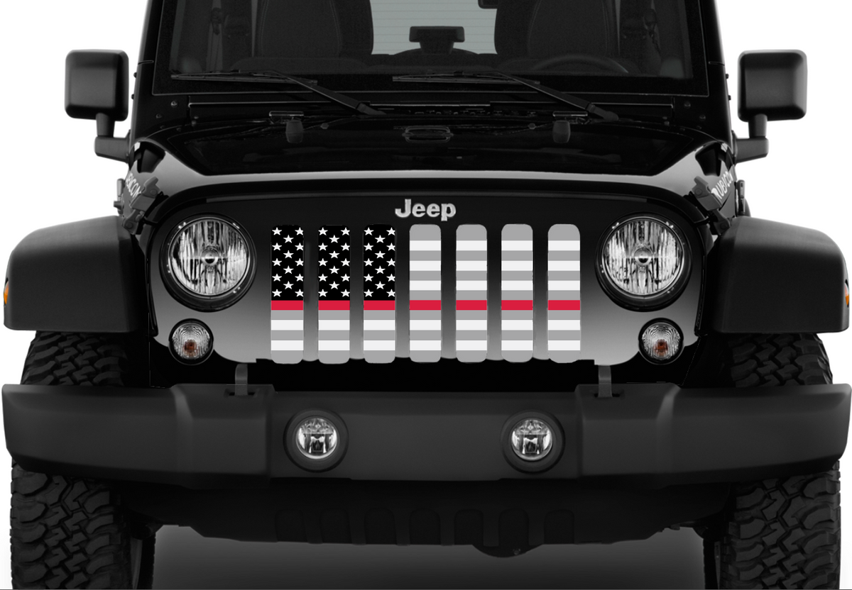 Ghost Tactical Back the Red American Flag Grille Insert
