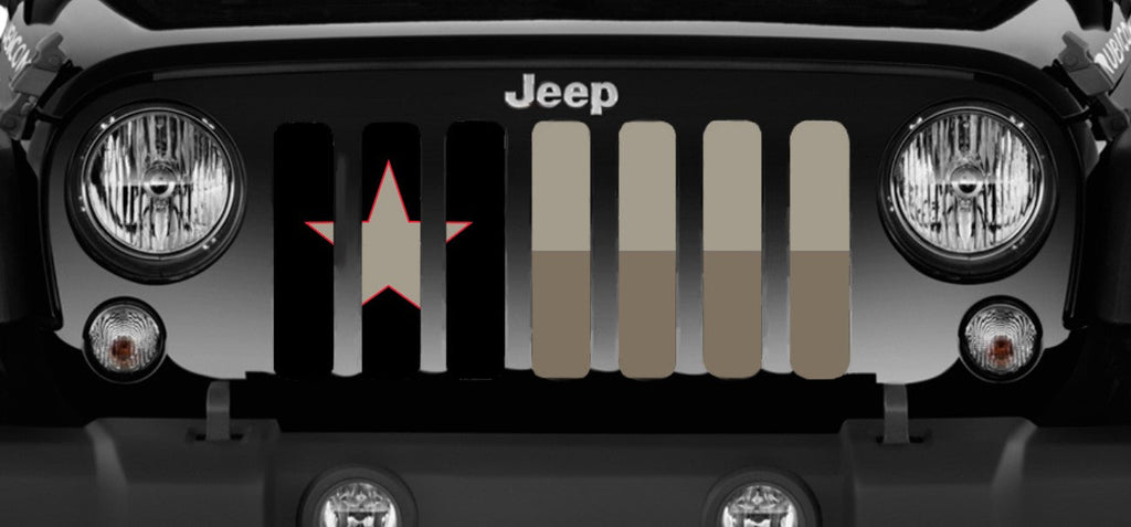 Gobi Texas Flag Grille Insert