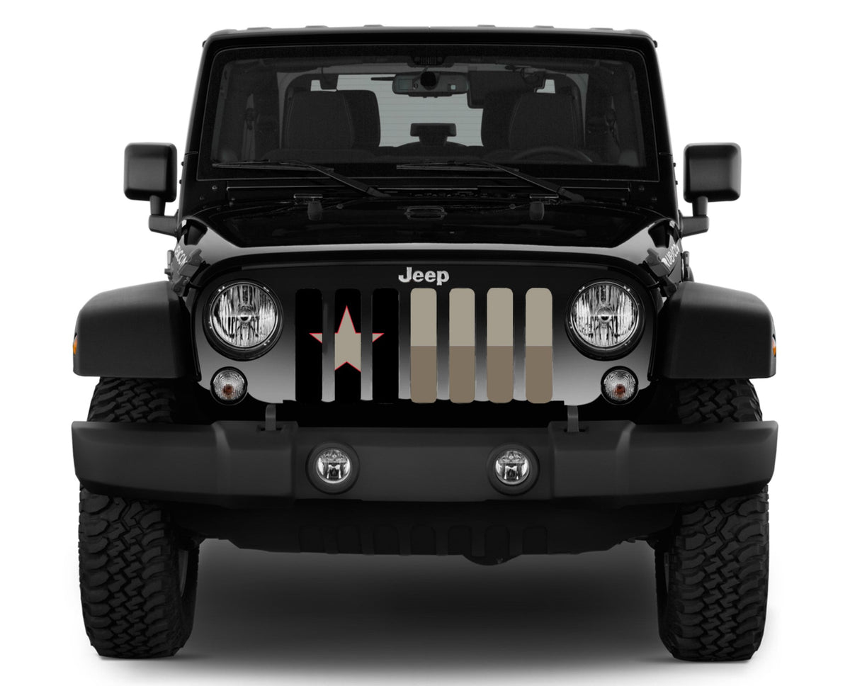 Gobi Texas Flag Grille Insert