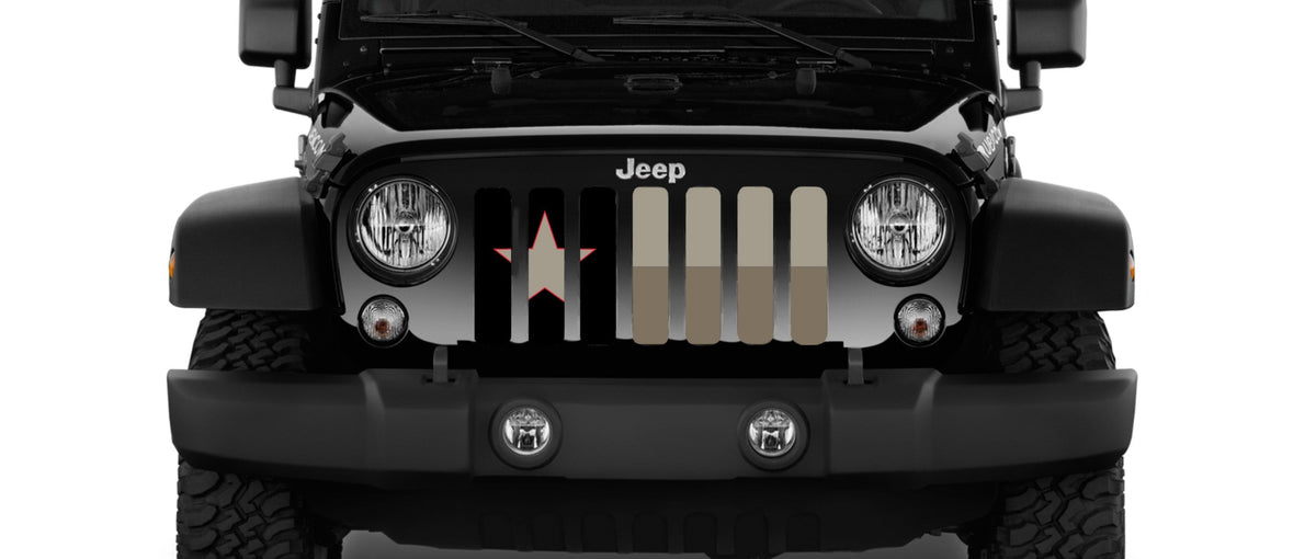 Gobi Texas Flag Grille Insert