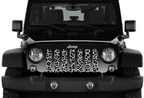 Gray Leopard Print Grille Insert