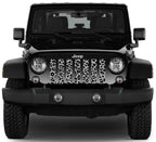 Platinum Gray Leopard Print Grille Insert
