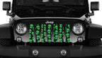 Green Aliens Grille Insert
