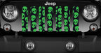 Green Aliens Grille Insert