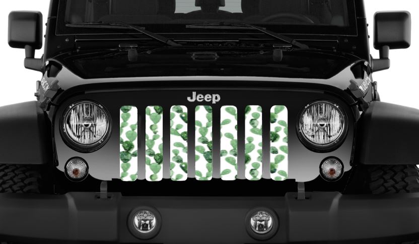 Green Cactus Grille Insert