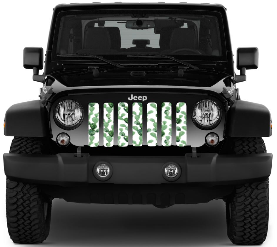 Green Cactus Grille Insert