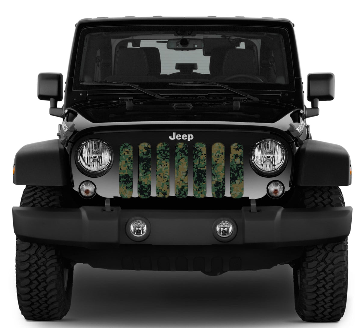 Green Digi Camo Grille Insert