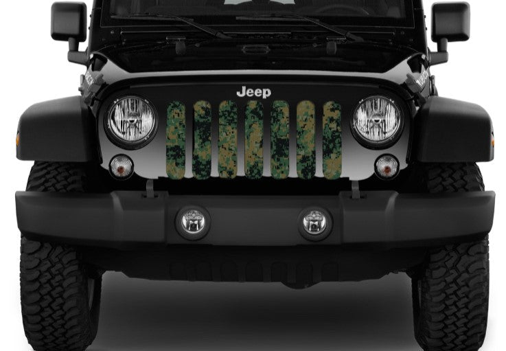 Green Digi Camo Grille Insert