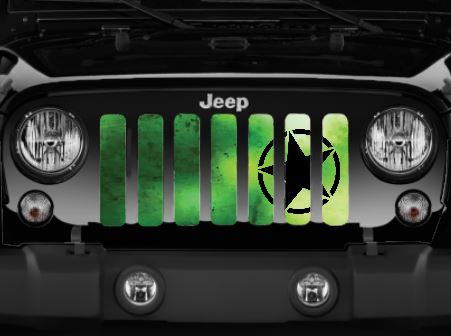 Oscar Mike Green Ombre Grille Insert