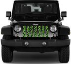 Platinum Green Zebra Print Grille Insert