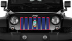 Guam Flag Grille Insert