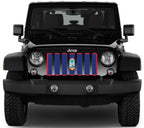Guam Flag Grille Insert