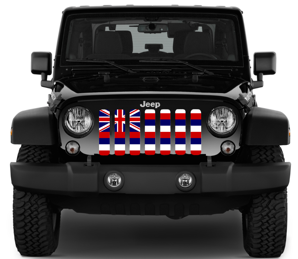 Hawaii State Flag Grille Insert