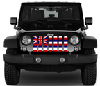 Hawaii State Flag Grille Insert