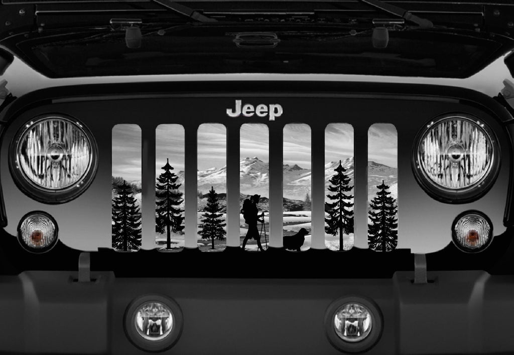 Hiker Gray Mountain Grille Insert