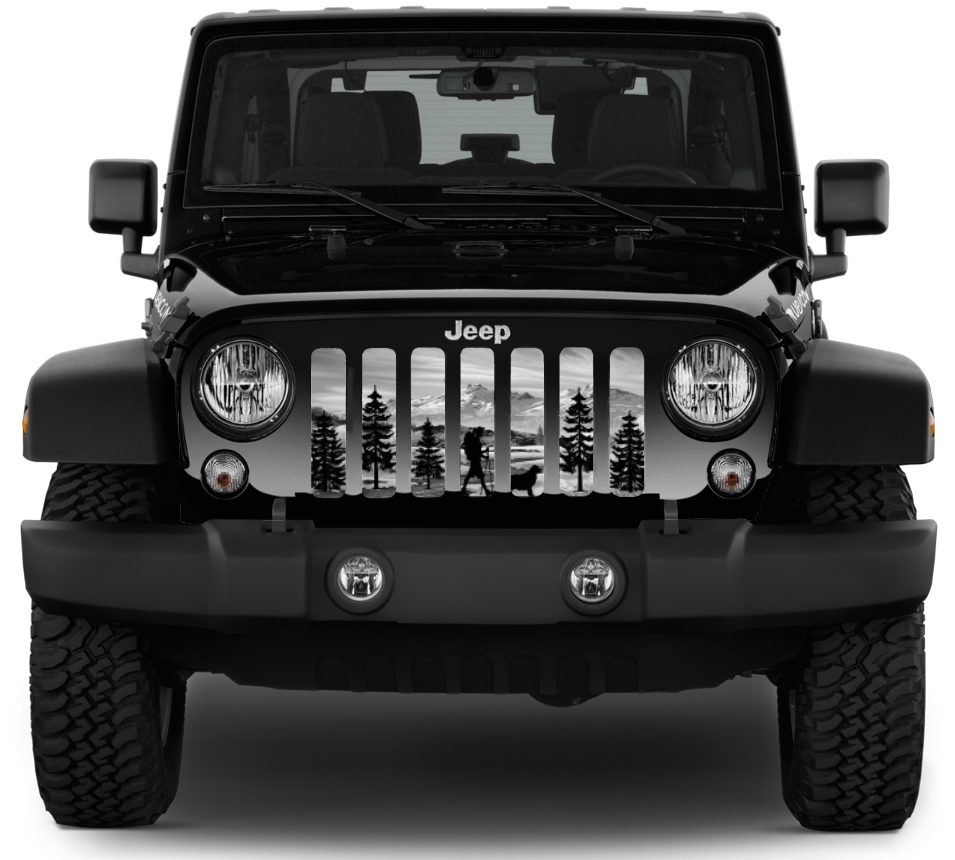 Hiker Gray Mountain Grille Insert