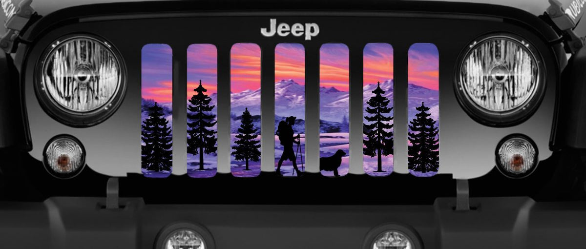 Hiker Purple Mountain Grille Insert