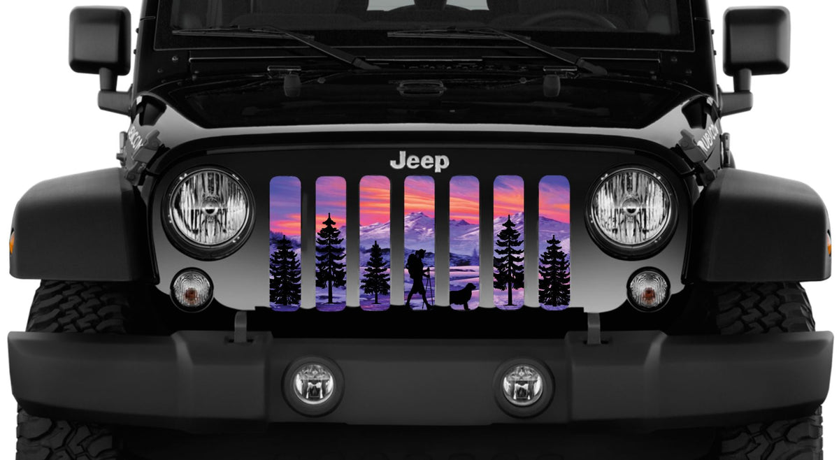 Hiker Purple Mountain Grille Insert