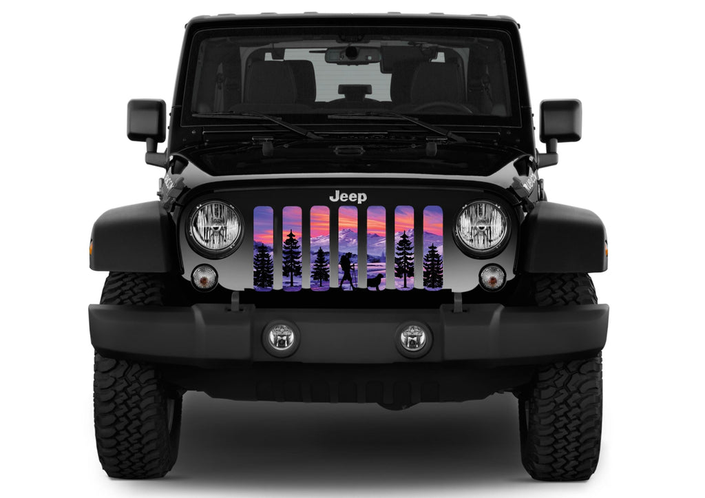 Hiker Purple Mountain Grille Insert