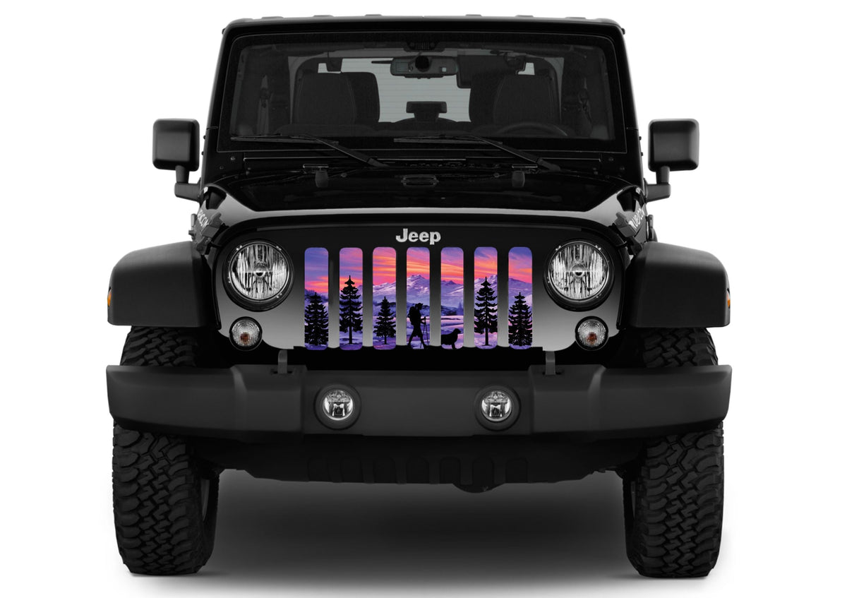 Hiker Purple Mountain Grille Insert