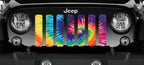 Hippie Life Tie Dye Grille Insert