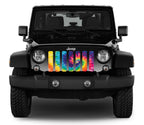 Hippie Life Tie Dye Grille Insert