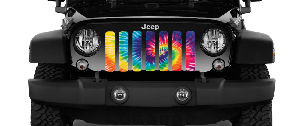 Hippie Life Tie Dye Grille Insert