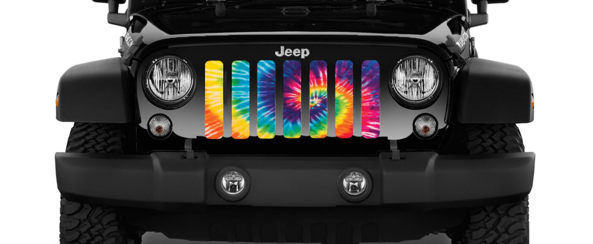 Hippie Life Tie Dye Grille Insert