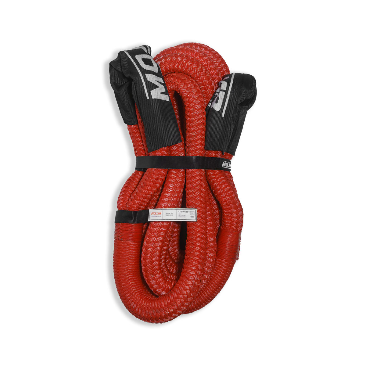 MOJAB 1-1/2”x 30’ Heavy-duty Kinetic Recovery Rope