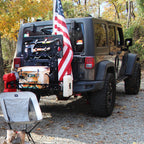 Jeep Wrangler JK (2007-2018) Cargo Carrier & Bike Rack | rucRak GRUNT