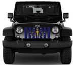 Indiana State Flag Grille Insert