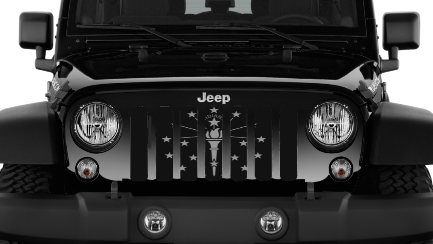 Indiana Tactical State Flag Grille Insert