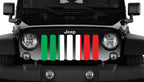 Italian Flag Grille Insert