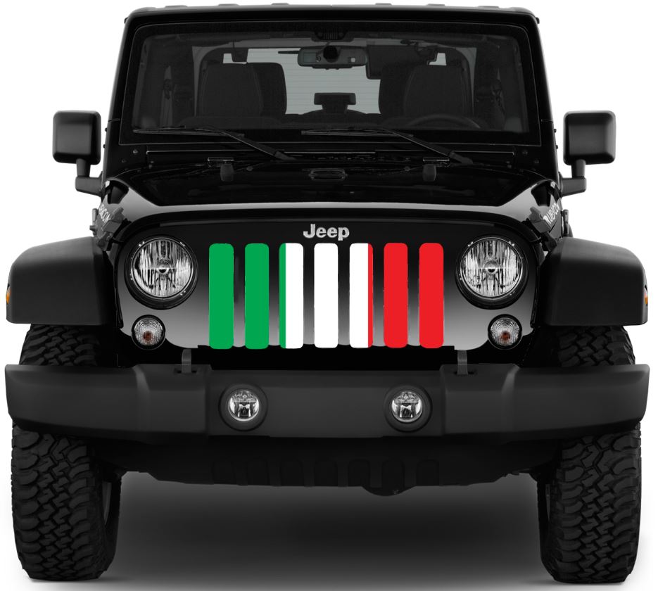 Italian Flag Grille Insert
