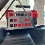 Thor's Lightning Refuge MOLLE Portable Air Compressor Storage Mount for Jeep Wrangler JLU 4-Door Hard Top 2018-2026